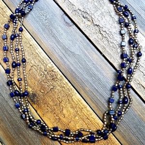 Four Strand Beaded Necklace